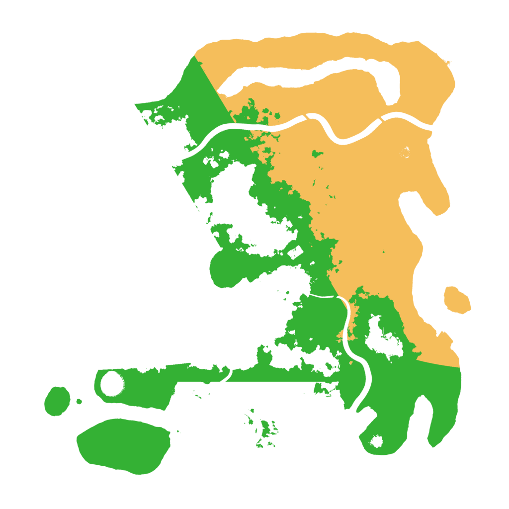 Biome Rust Map: Procedural Map, Size: 3800, Seed: 554