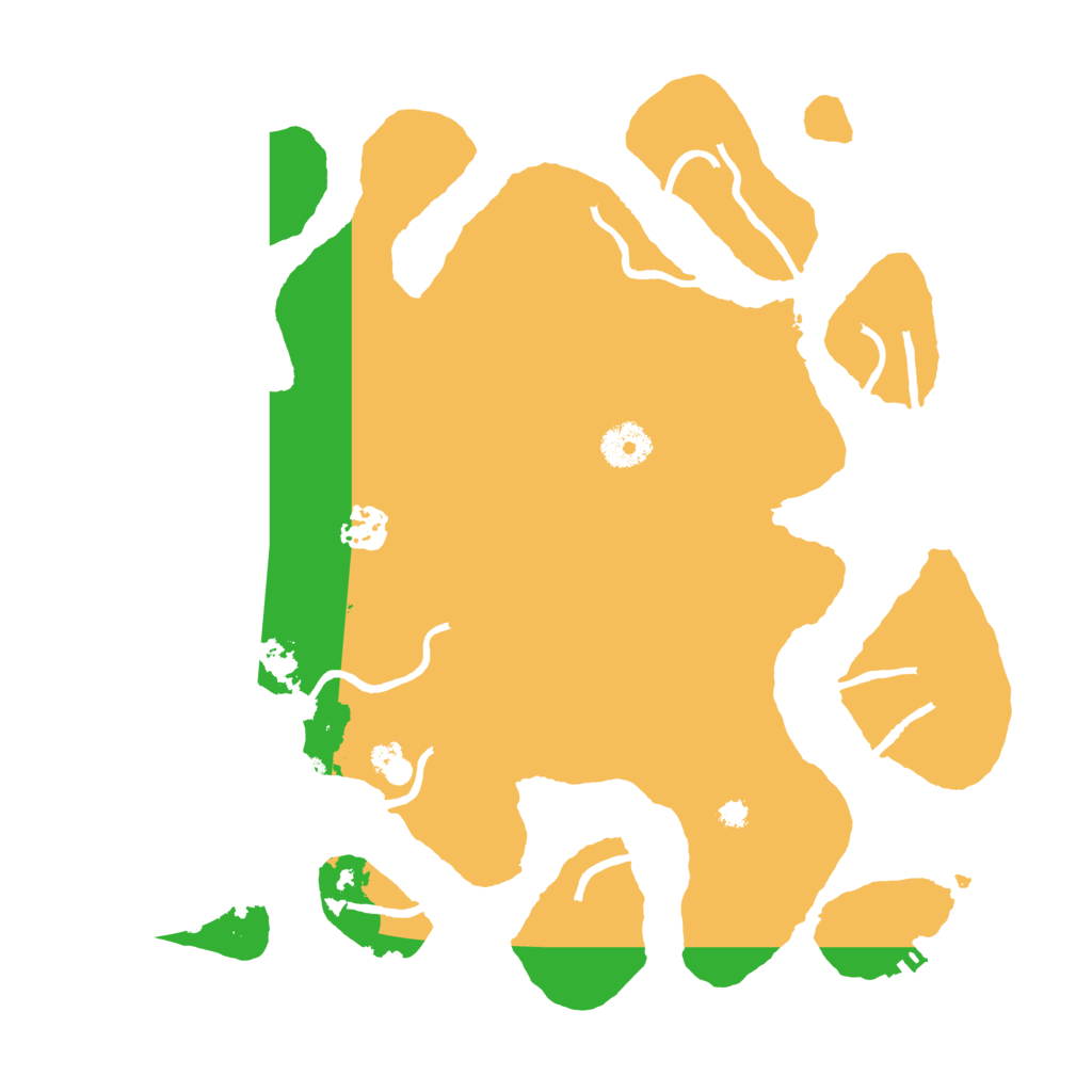 Biome Rust Map: Procedural Map, Size: 3500, Seed: 17548