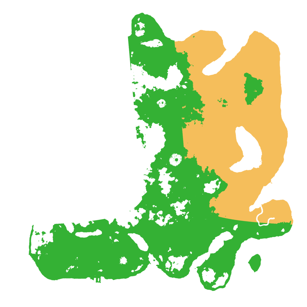Biome Rust Map: Procedural Map, Size: 3800, Seed: 256
