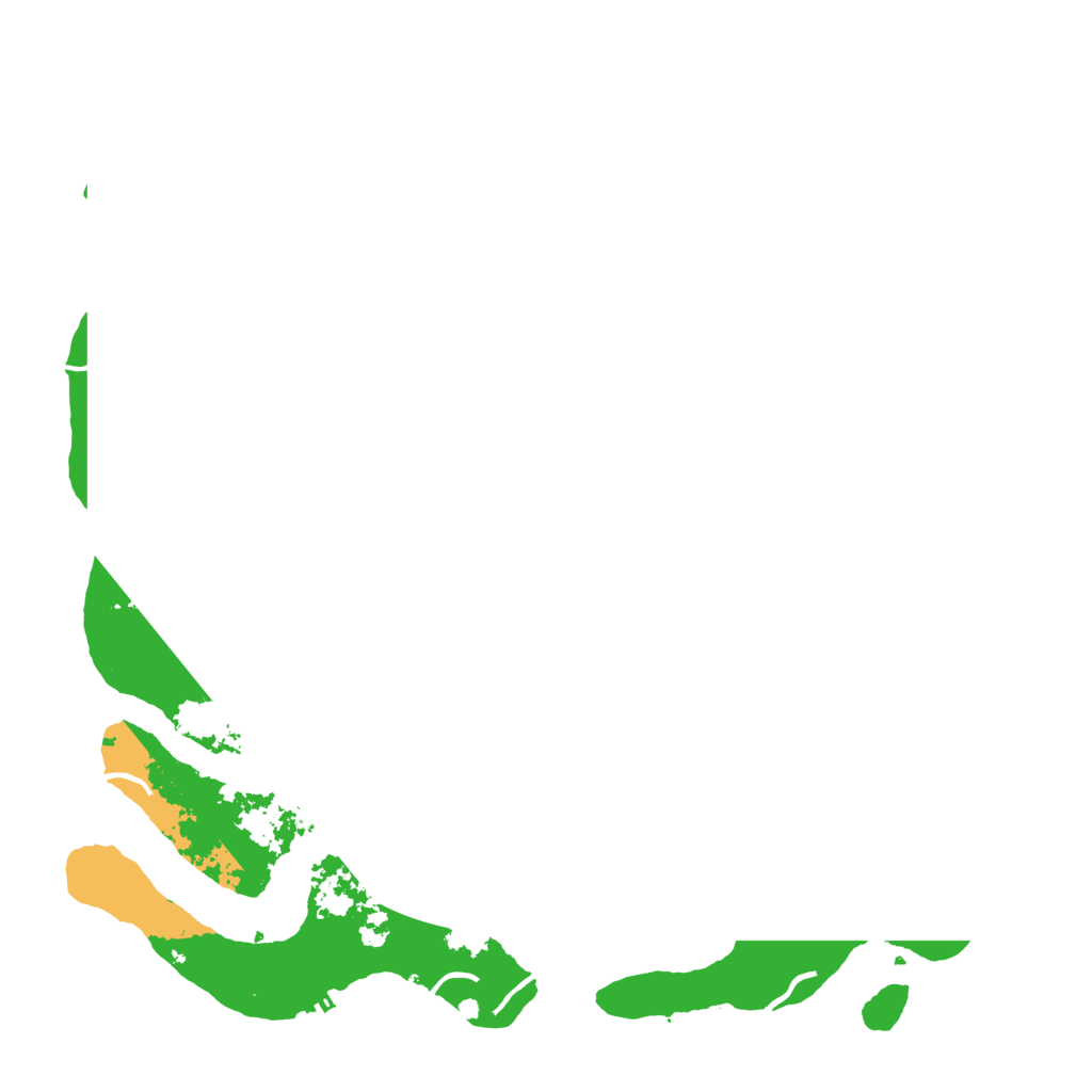 Biome Rust Map: Procedural Map, Size: 5000, Seed: 68889