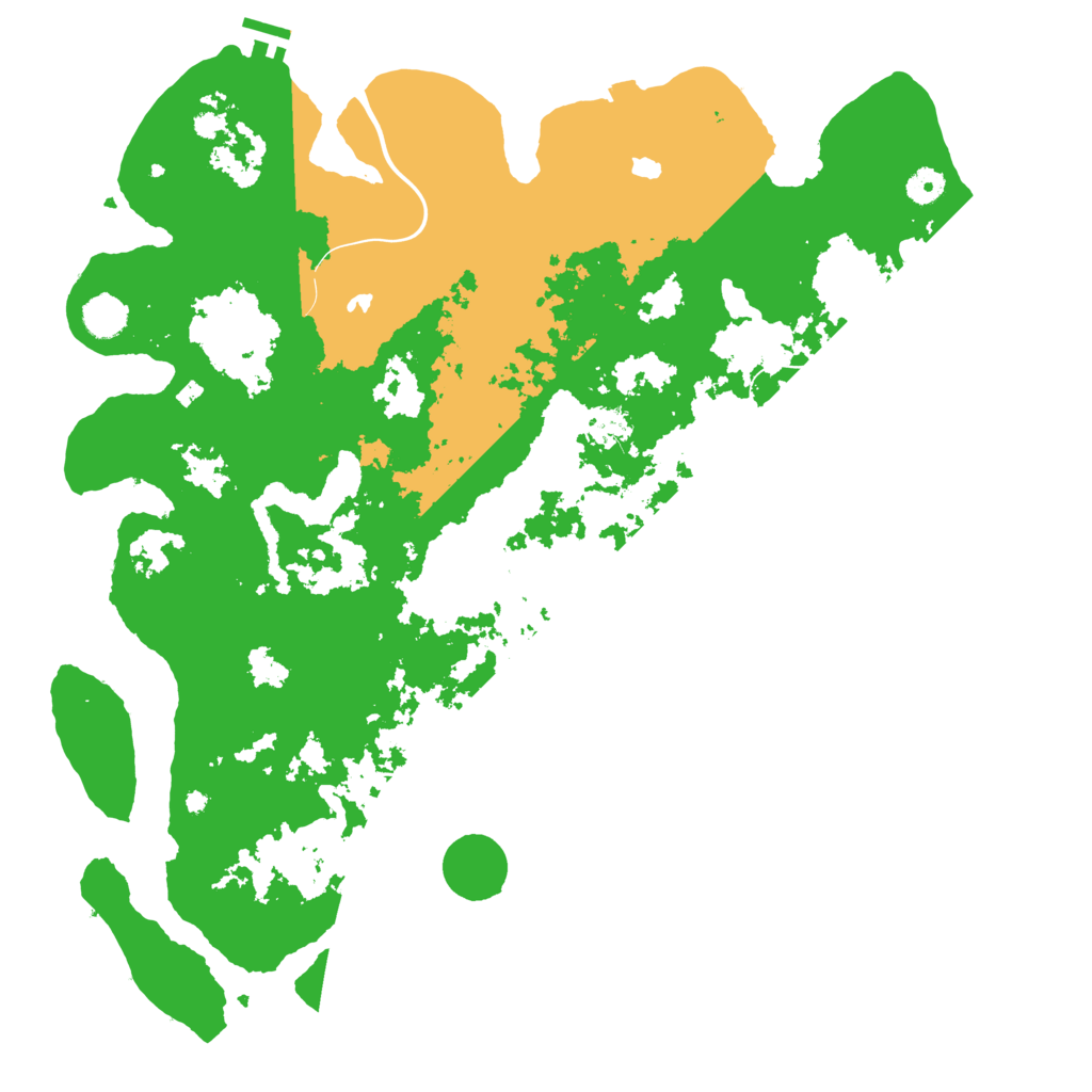 Biome Rust Map: Procedural Map, Size: 4500, Seed: 12678917