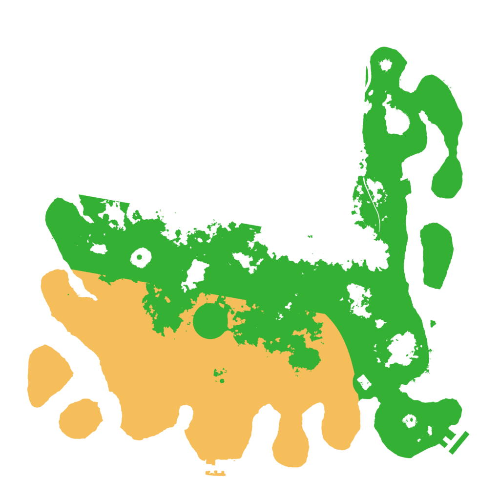 Biome Rust Map: Procedural Map, Size: 3800, Seed: 3456367