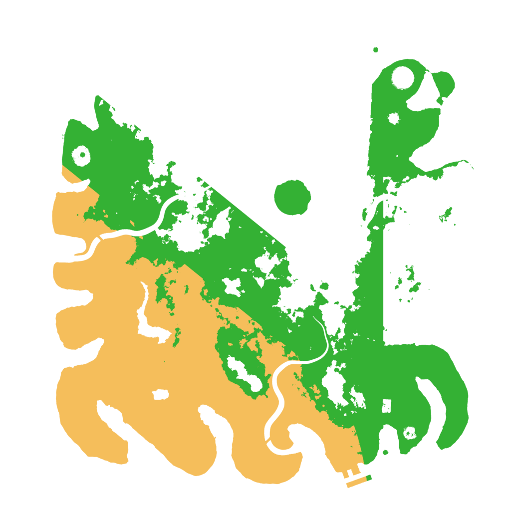 Biome Rust Map: Procedural Map, Size: 4000, Seed: 511166498