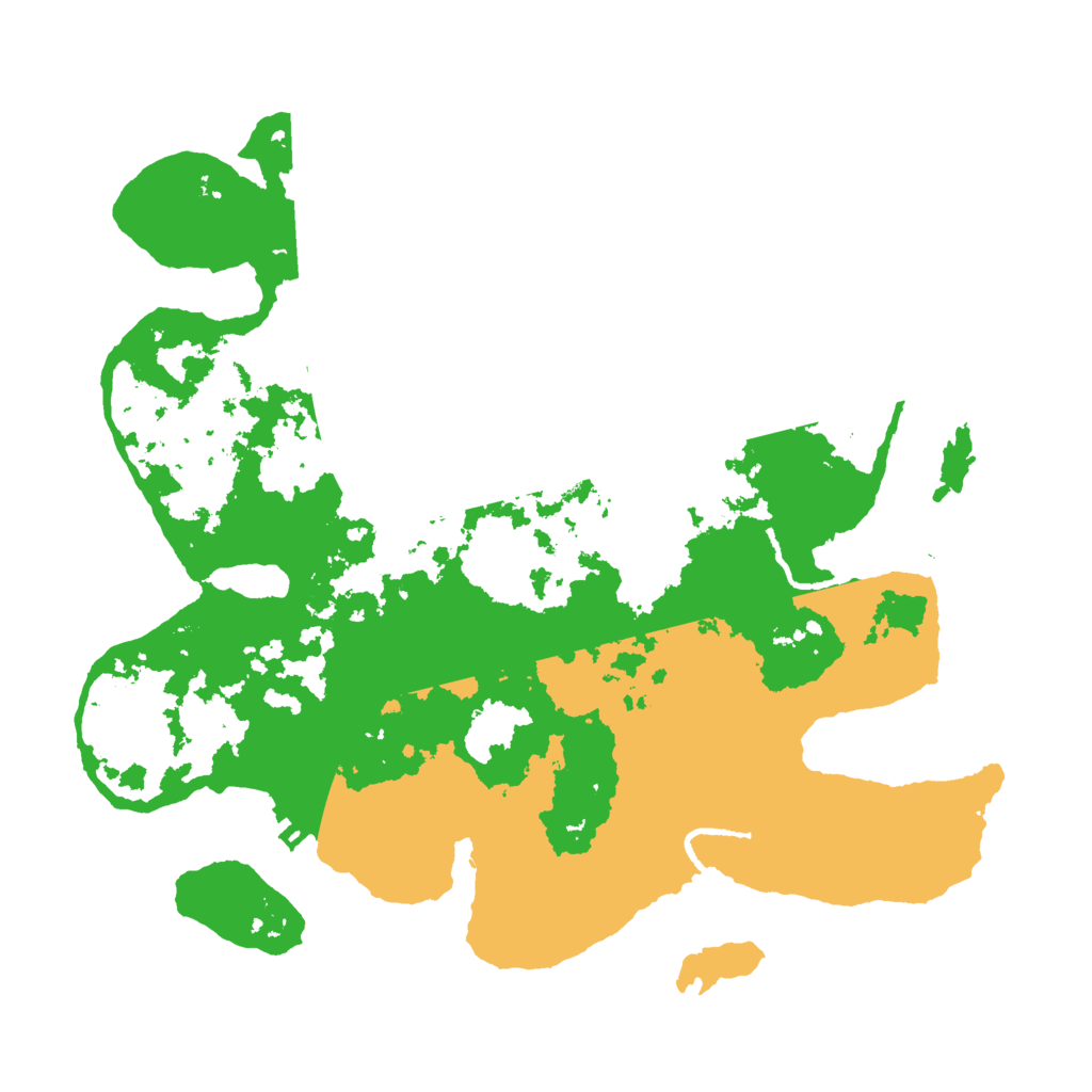 Biome Rust Map: Procedural Map, Size: 3200, Seed: 374