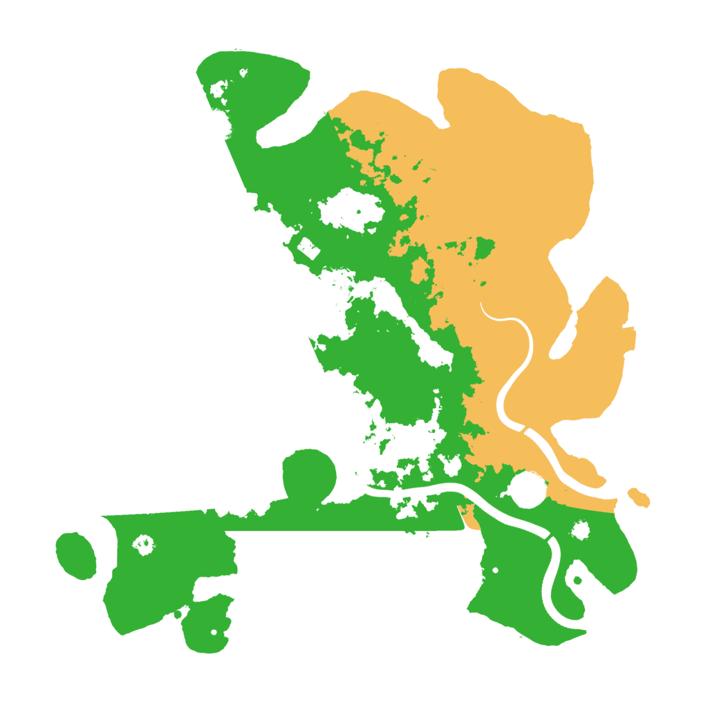 Biome Rust Map: Procedural Map, Size: 3500, Seed: 1124637824