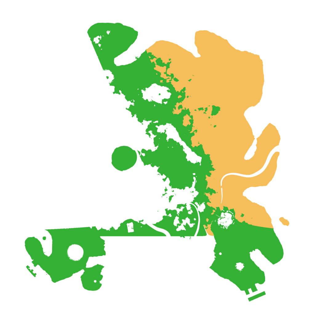 Biome Rust Map: Procedural Map, Size: 3500, Seed: 1124637824