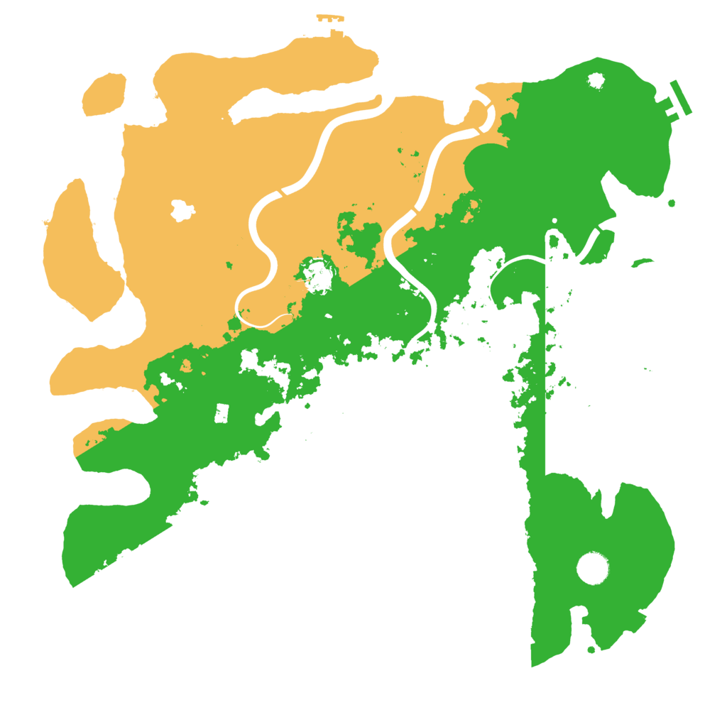 Biome Rust Map: Procedural Map, Size: 4000, Seed: 142354595