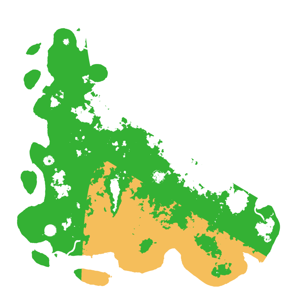 Biome Rust Map: Procedural Map, Size: 4500, Seed: 35932