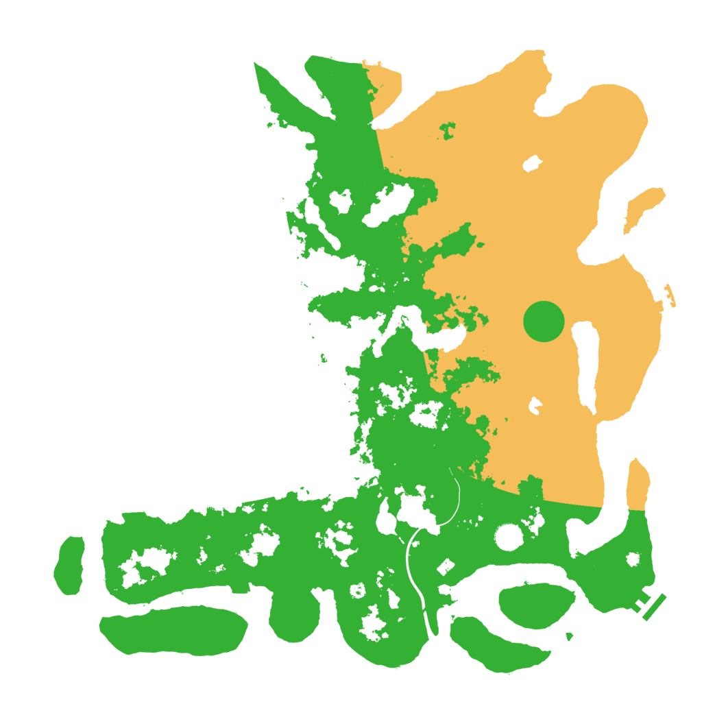 Biome Rust Map: Procedural Map, Size: 4500, Seed: 2144976068