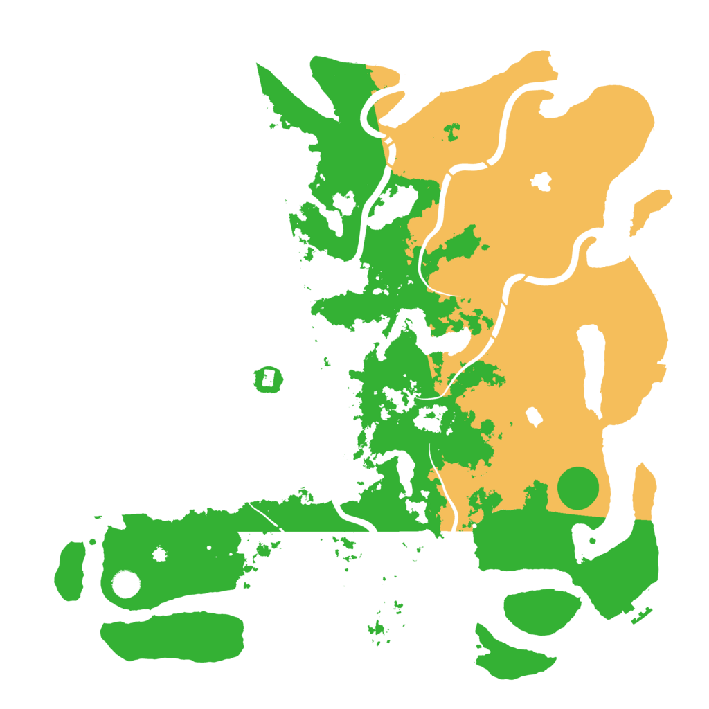 Biome Rust Map: Procedural Map, Size: 4500, Seed: 2144976068