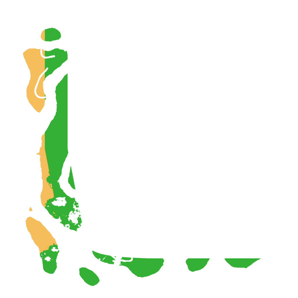 Biome Rust Map: Procedural Map, Size: 4001, Seed: 80085