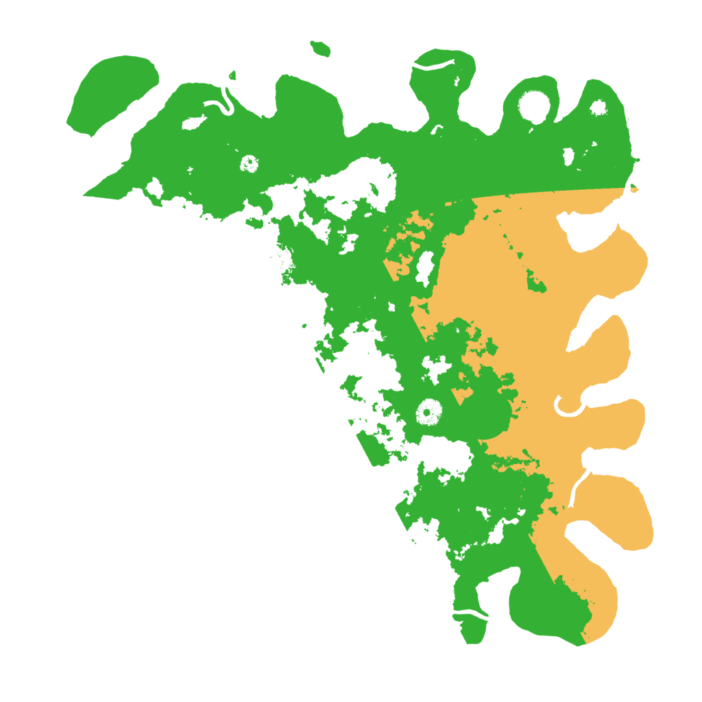 Biome Rust Map: Procedural Map, Size: 4000, Seed: 4025