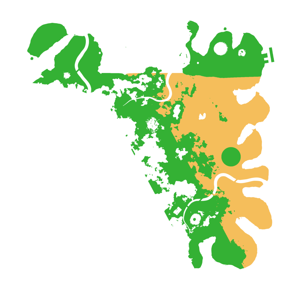 Biome Rust Map: Procedural Map, Size: 4000, Seed: 4025