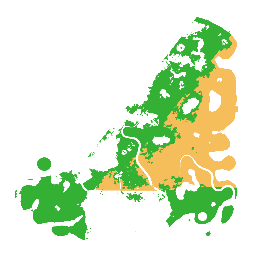 Biome Rust Map: Procedural Map, Size: 5000, Seed: 2077234205