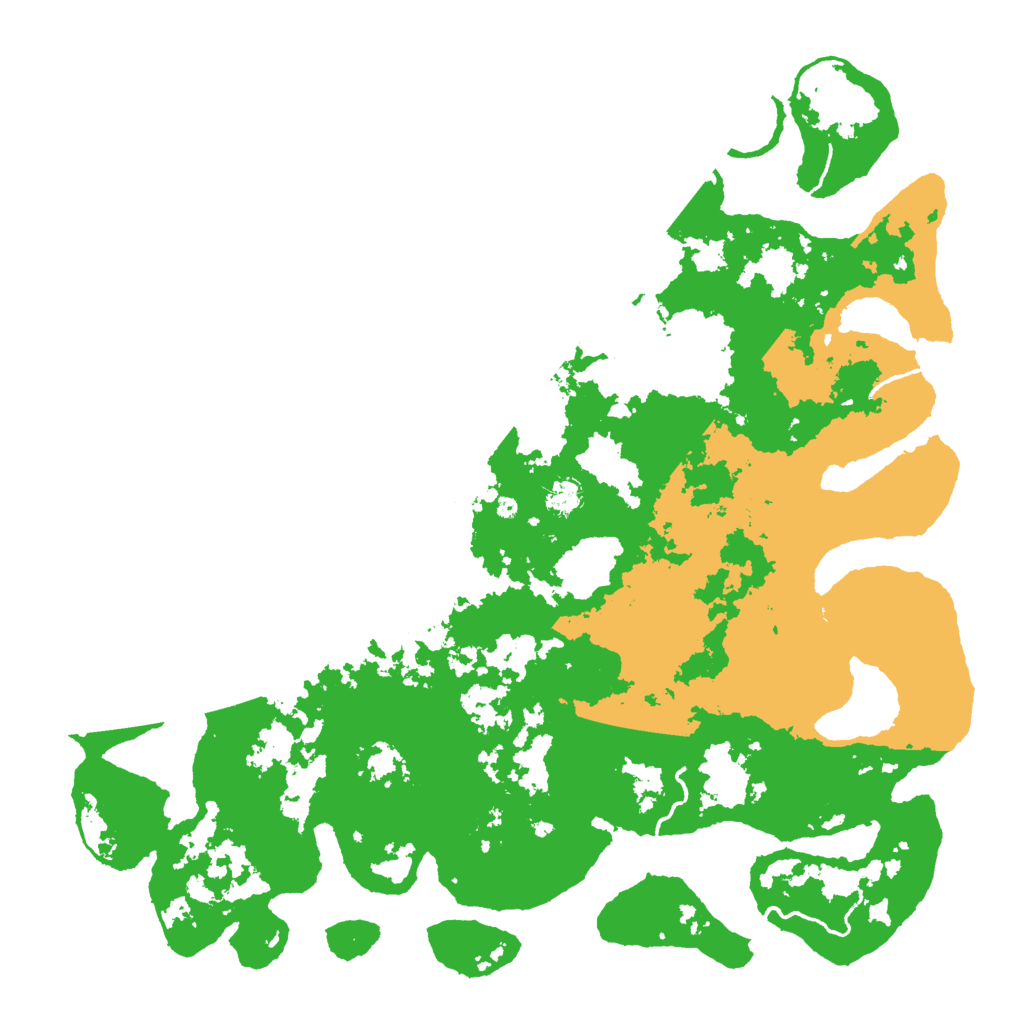 Biome Rust Map: Procedural Map, Size: 5000, Seed: 2077234205