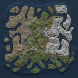 Thumbnail Rust Map: Procedural Map, Size: 4500, Seed: 1555212929, 17 Monuments