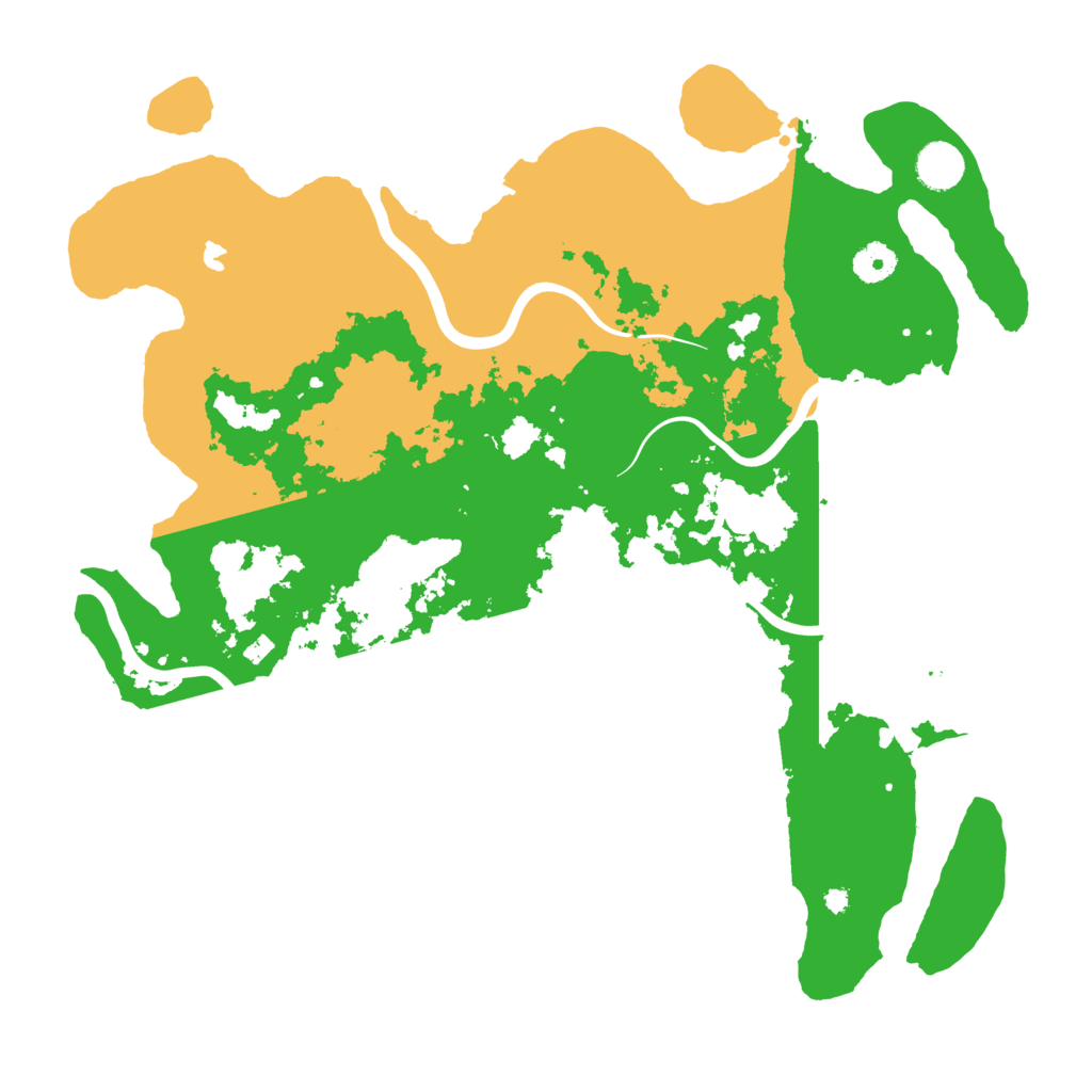 Biome Rust Map: Procedural Map, Size: 4000, Seed: 166666