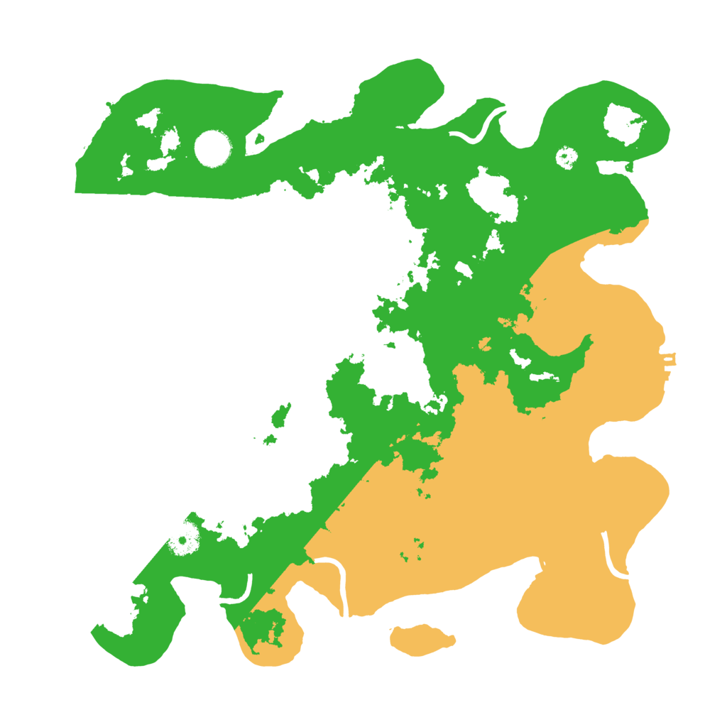 Biome Rust Map: Procedural Map, Size: 3500, Seed: 637