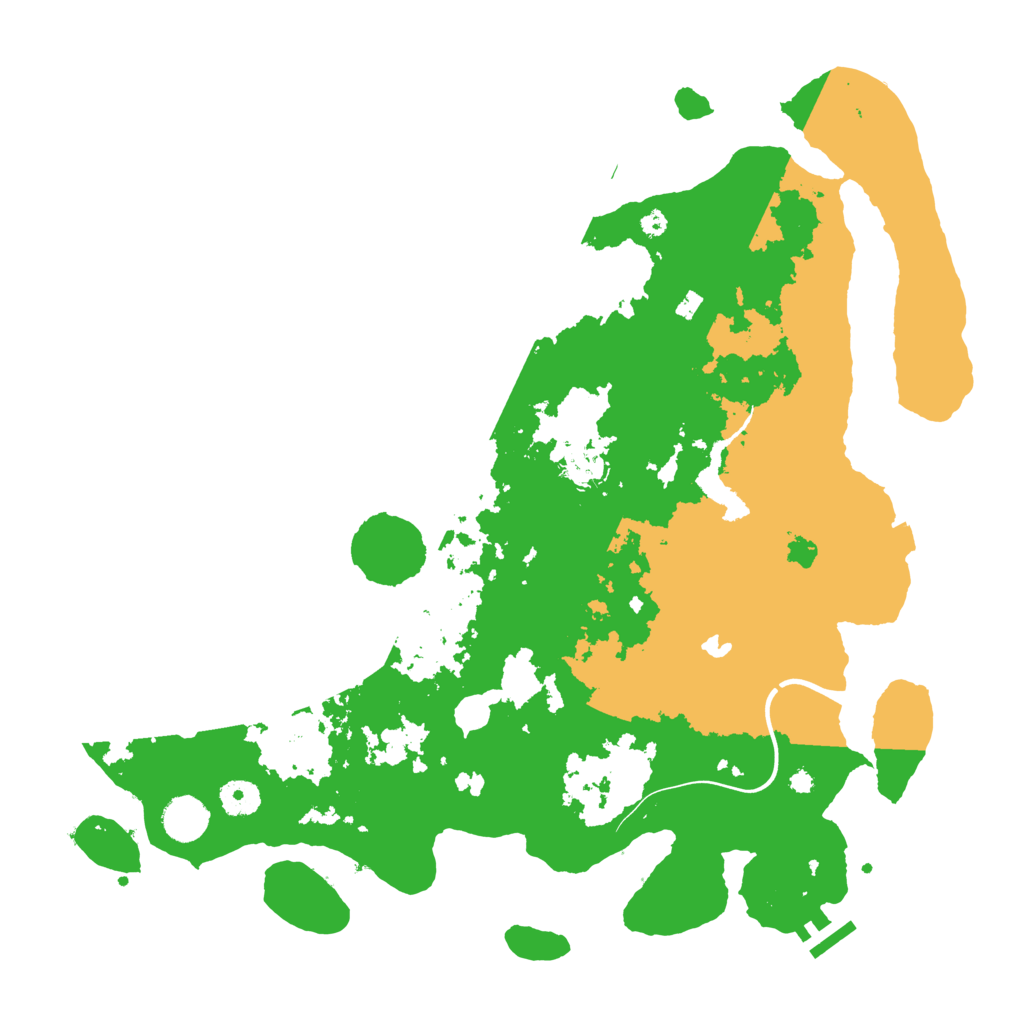 Biome Rust Map: Procedural Map, Size: 4000, Seed: 1945