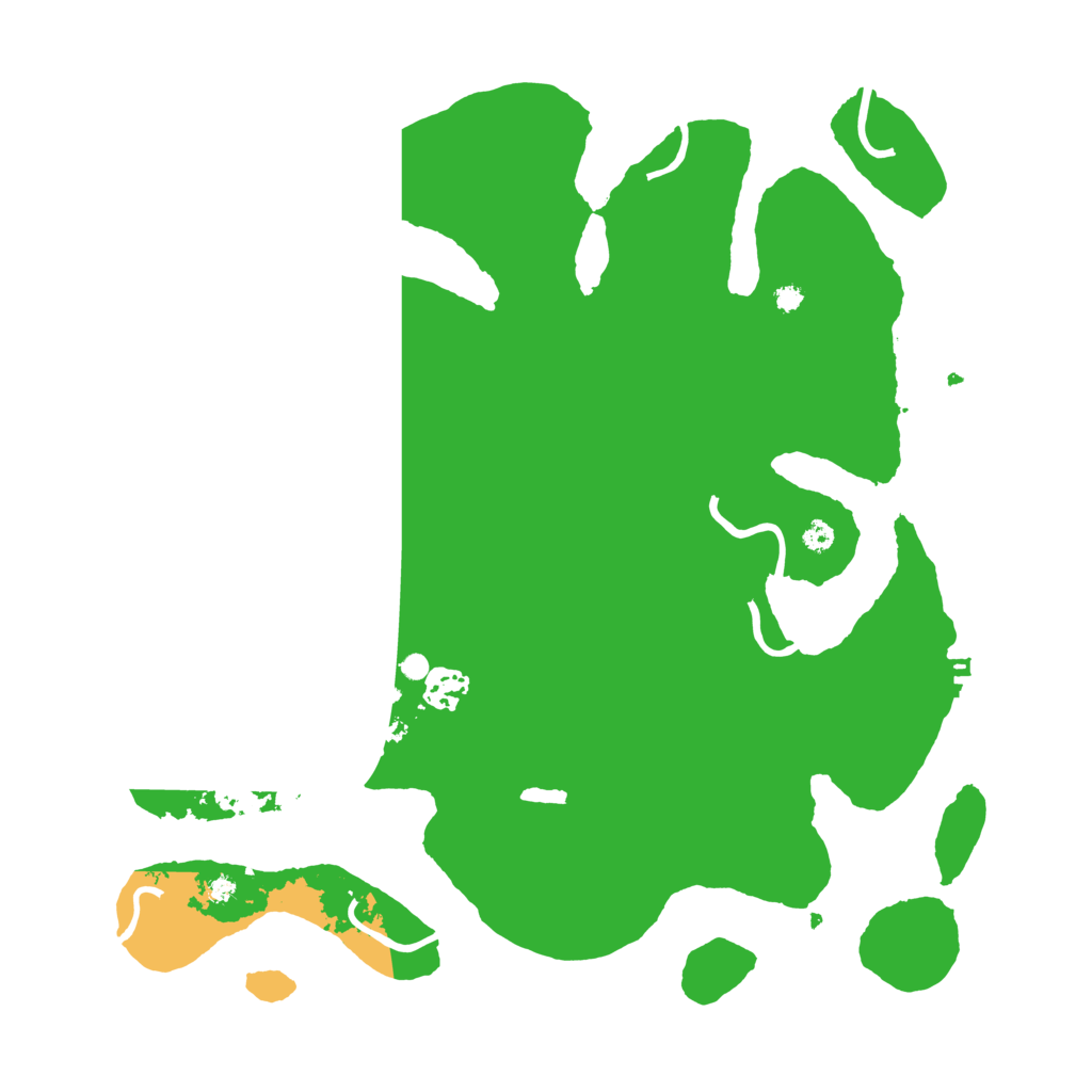 Biome Rust Map: Procedural Map, Size: 3650, Seed: 9901