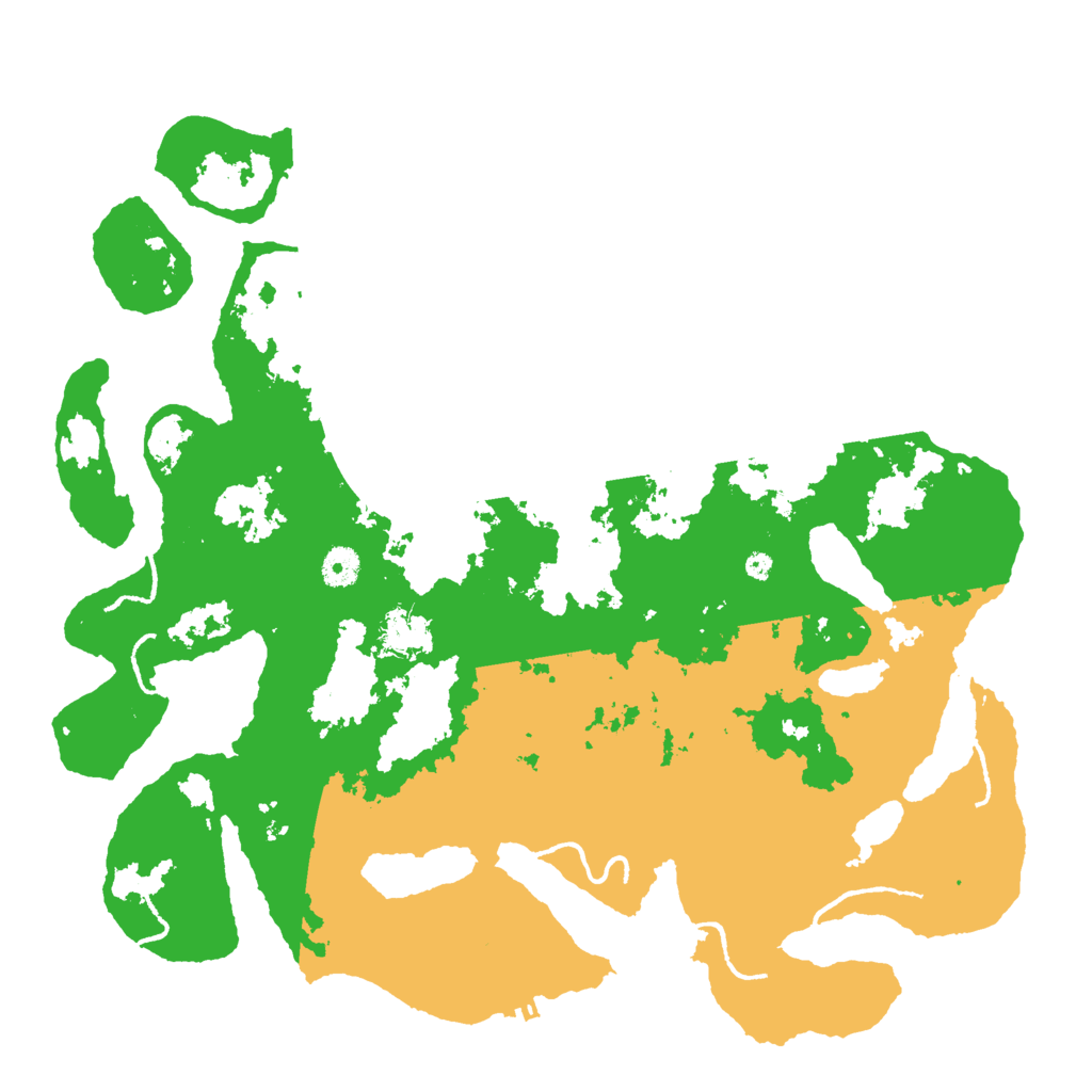 Biome Rust Map: Procedural Map, Size: 4200, Seed: 86172