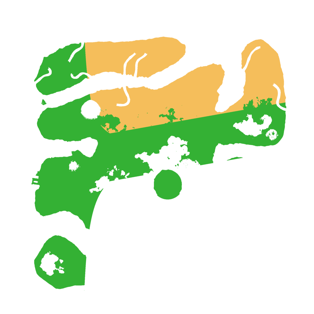 Biome Rust Map: Procedural Map, Size: 3000, Seed: 245324