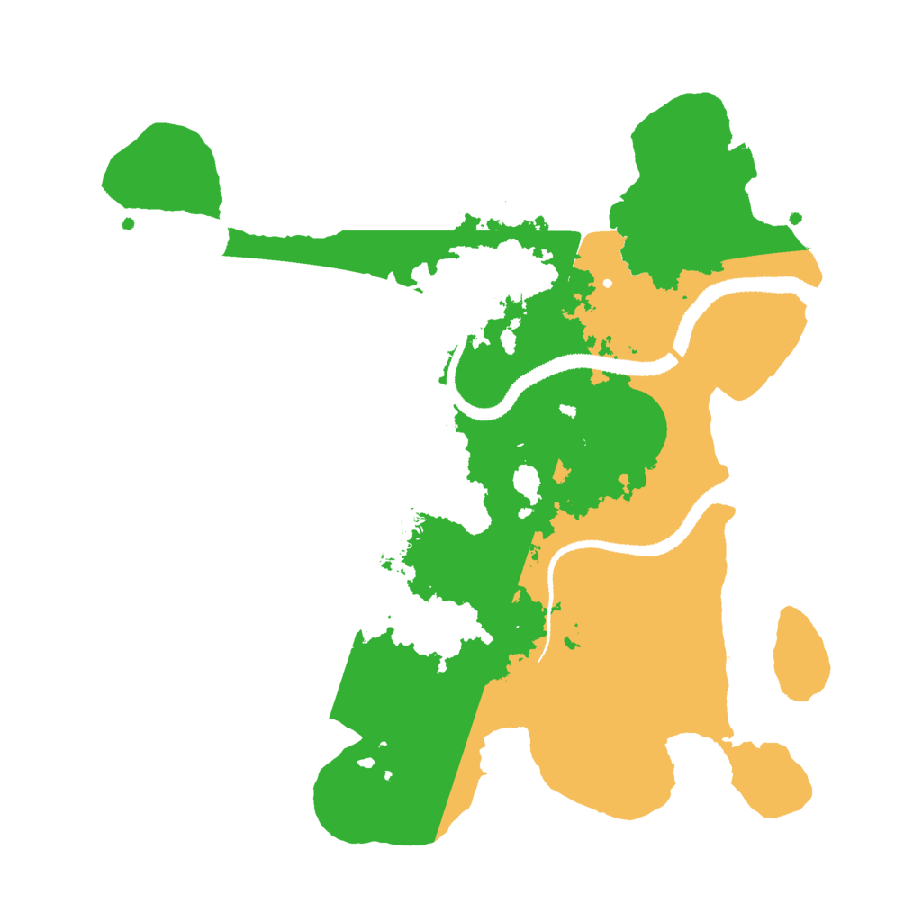 Biome Rust Map: Procedural Map, Size: 3000, Seed: 51615646