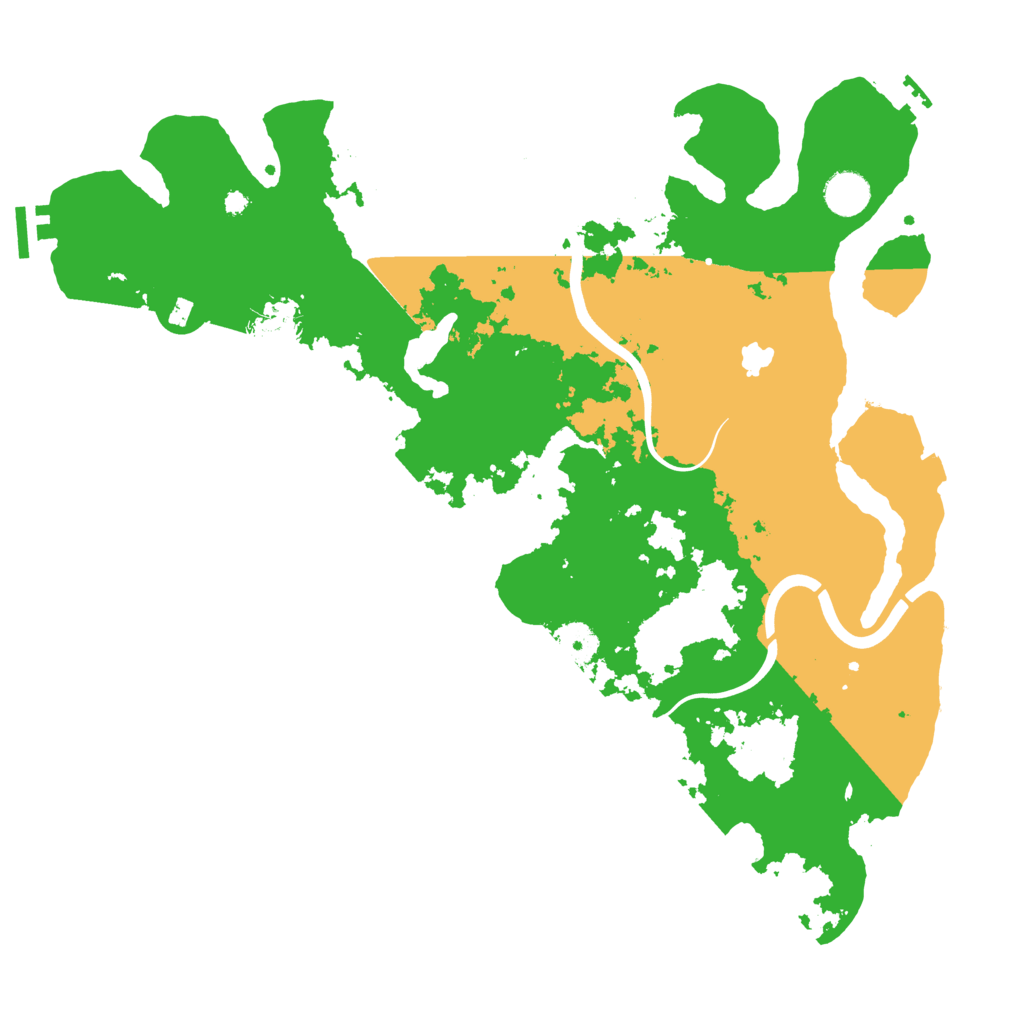 Biome Rust Map: Procedural Map, Size: 4000, Seed: 161803