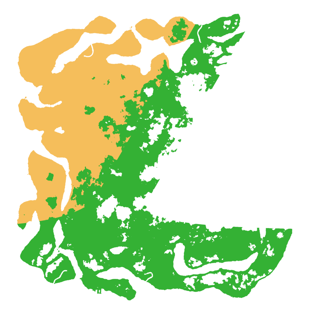 Biome Rust Map: Procedural Map, Size: 4636, Seed: 63581