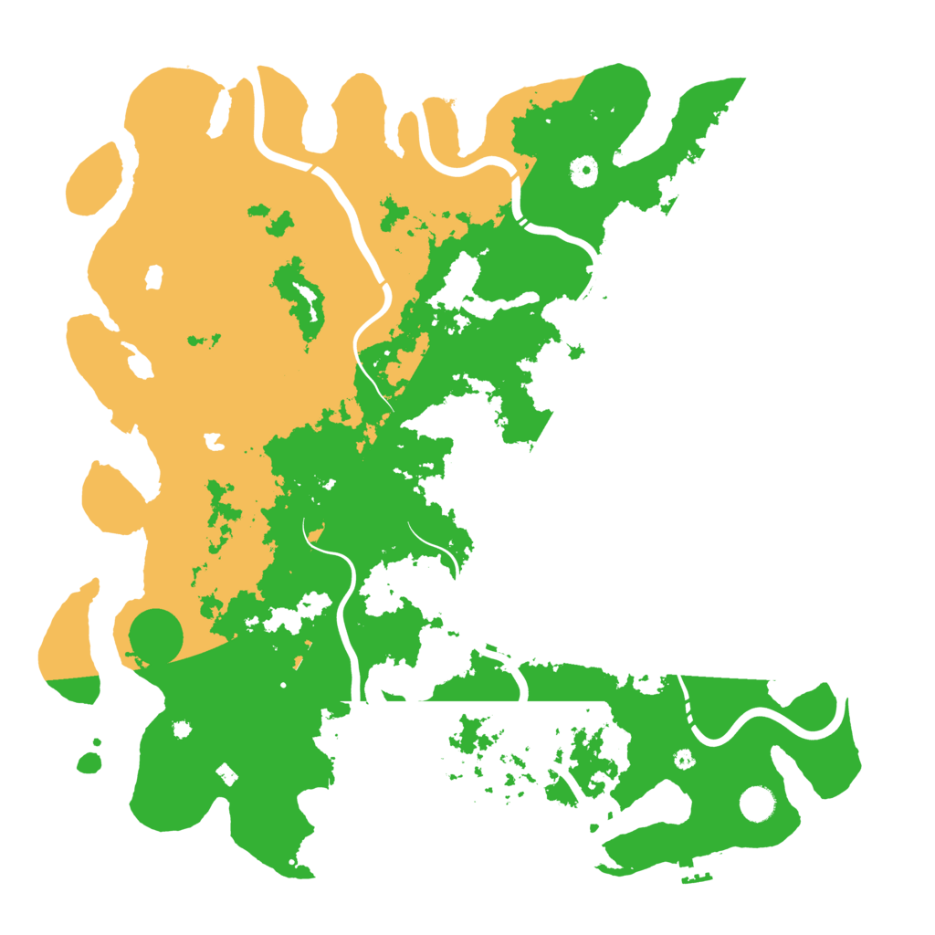 Biome Rust Map: Procedural Map, Size: 4636, Seed: 63581