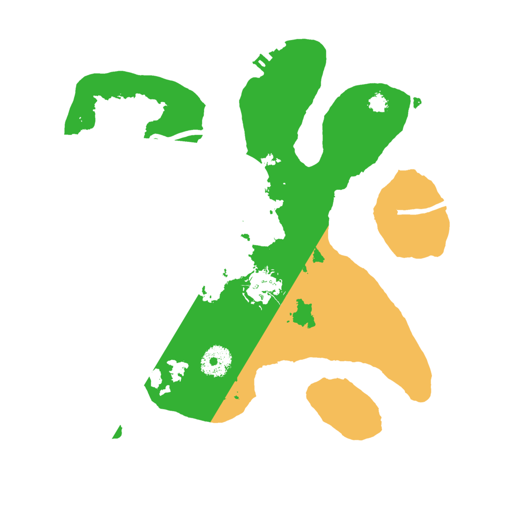 Biome Rust Map: Procedural Map, Size: 2500, Seed: 688954024