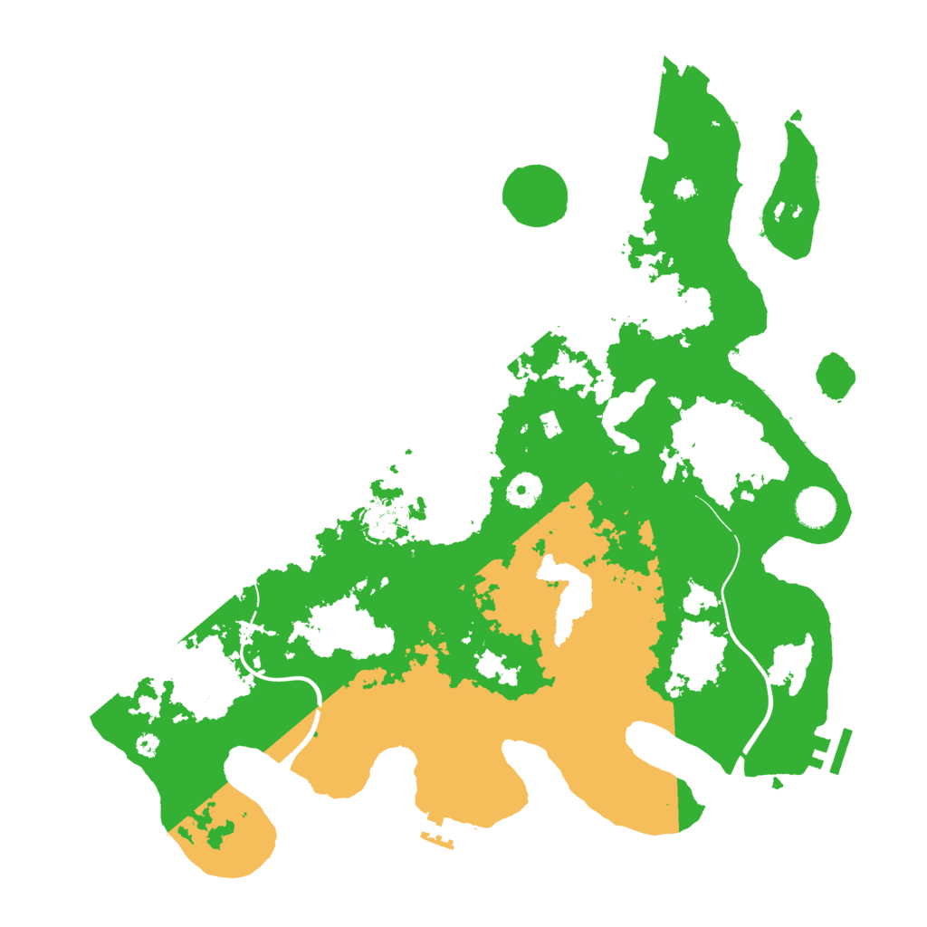 Biome Rust Map: Procedural Map, Size: 4000, Seed: 31220