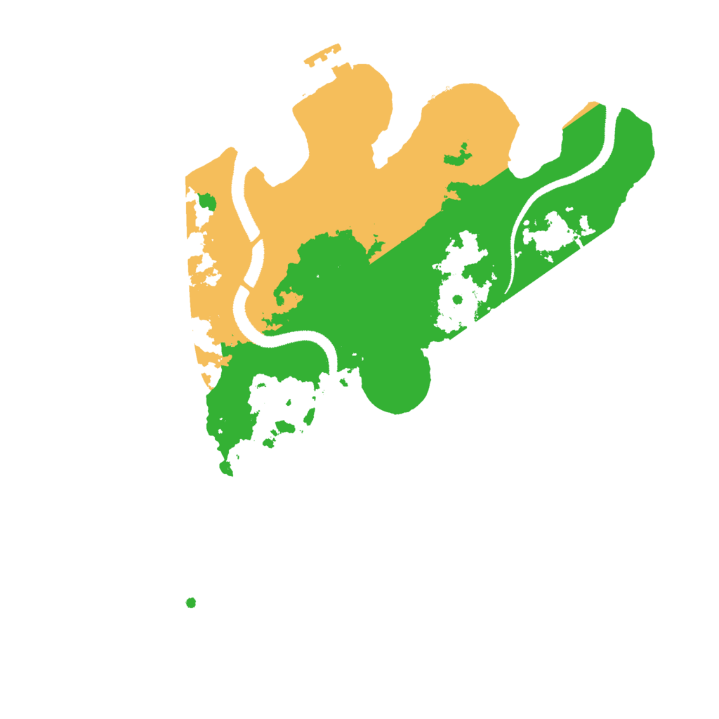 Biome Rust Map: Procedural Map, Size: 2800, Seed: 190600