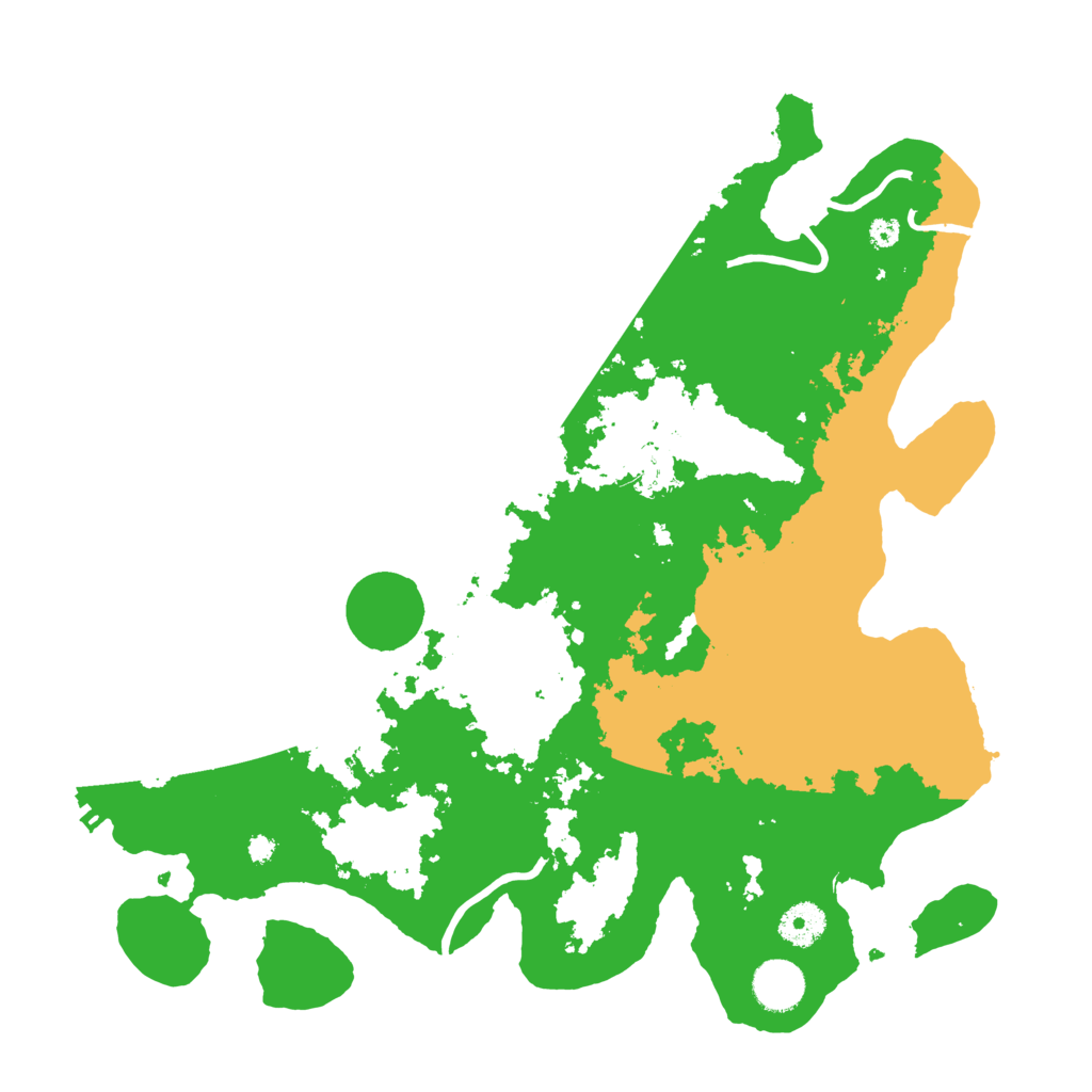 Biome Rust Map: Procedural Map, Size: 3700, Seed: 78931756