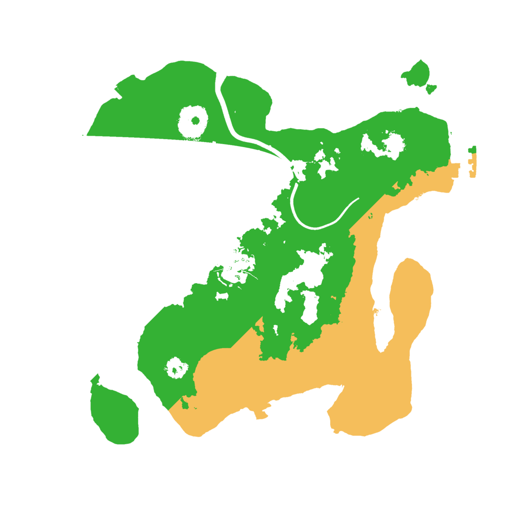 Biome Rust Map: Procedural Map, Size: 2430, Seed: 1248