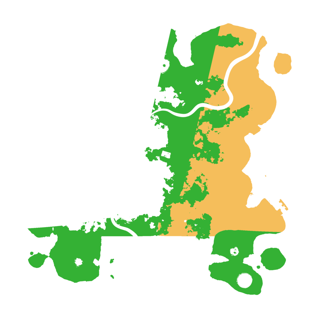 Biome Rust Map: Procedural Map, Size: 3700, Seed: 483223630