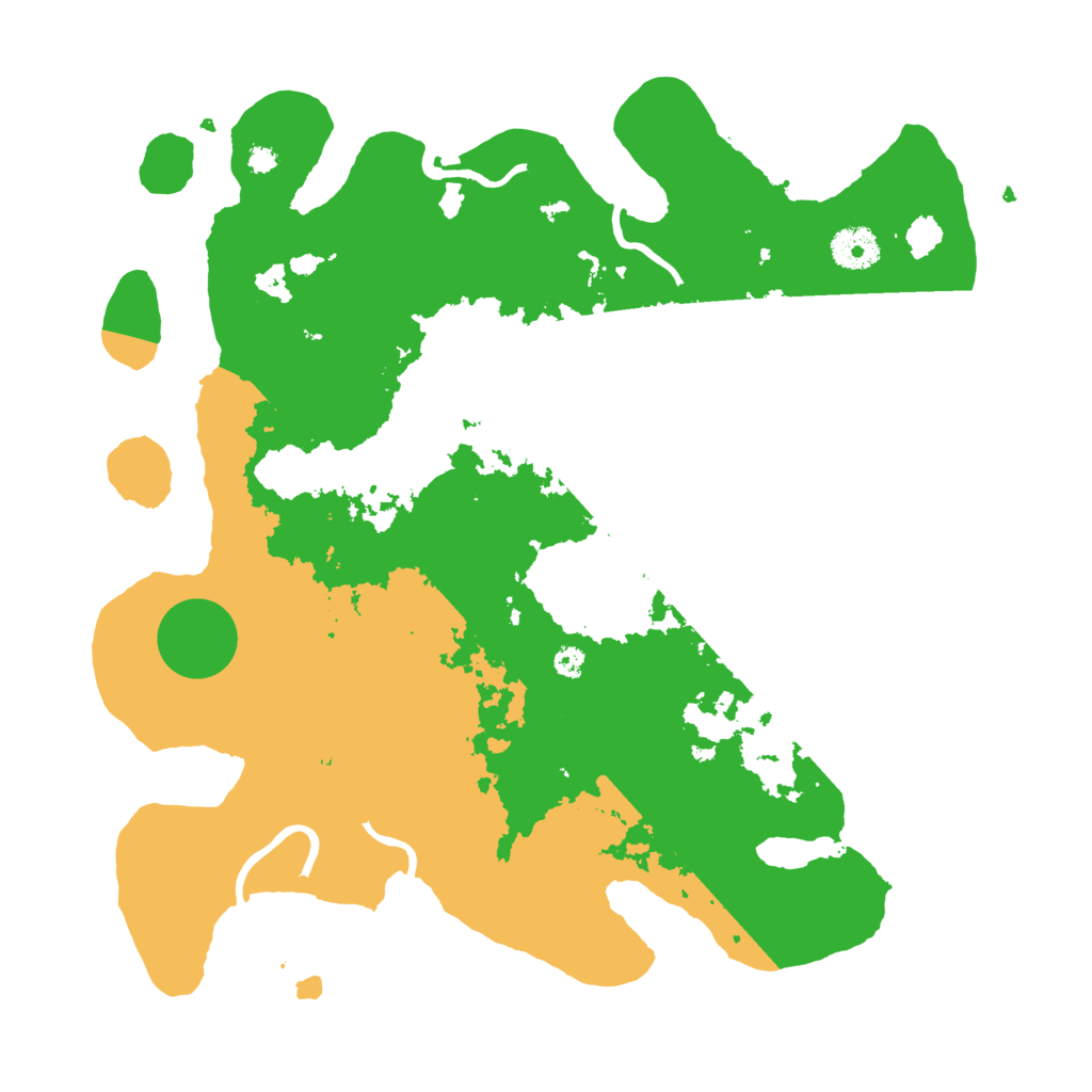 Biome Rust Map: Procedural Map, Size: 3600, Seed: 634564532