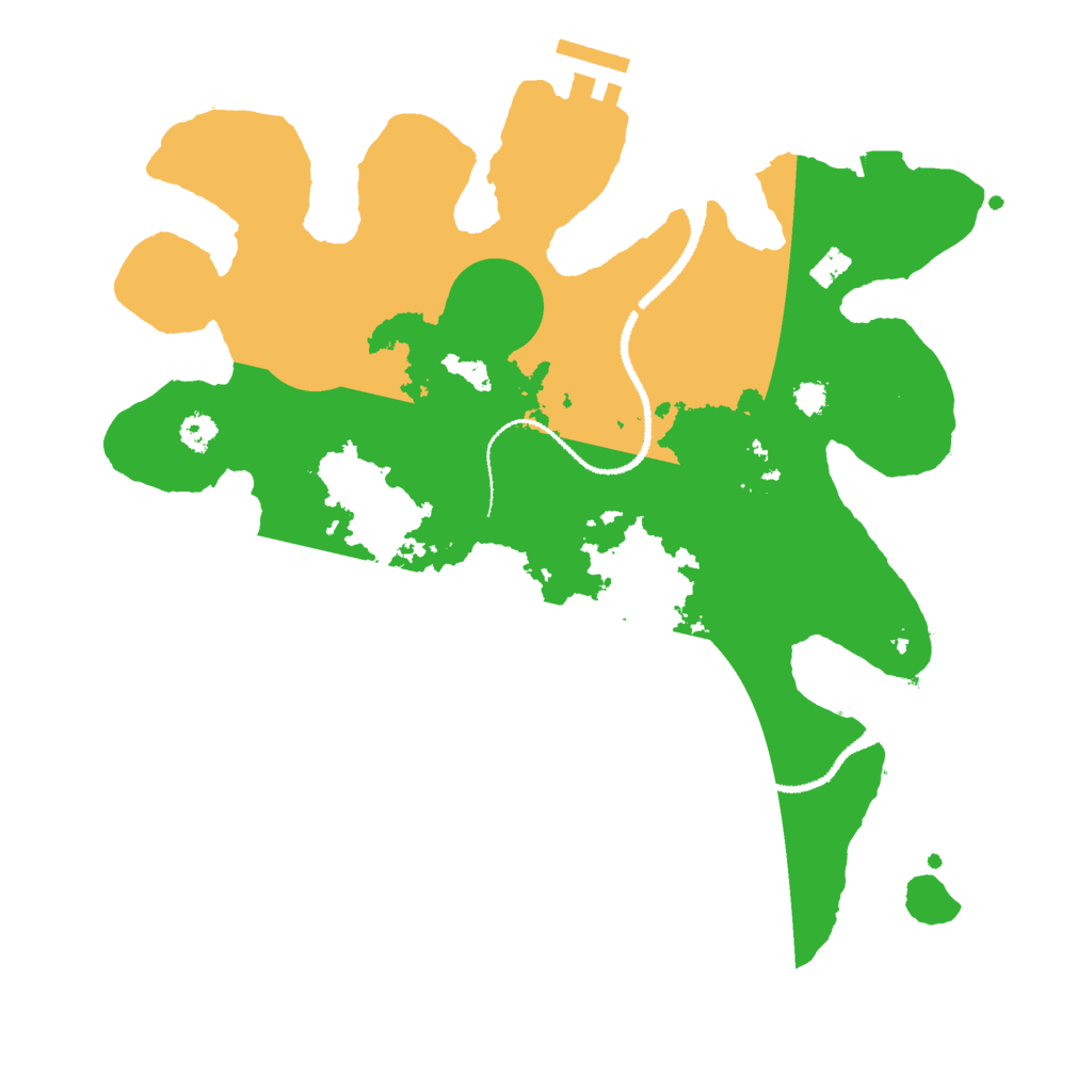 Biome Rust Map: Procedural Map, Size: 3000, Seed: 4875961