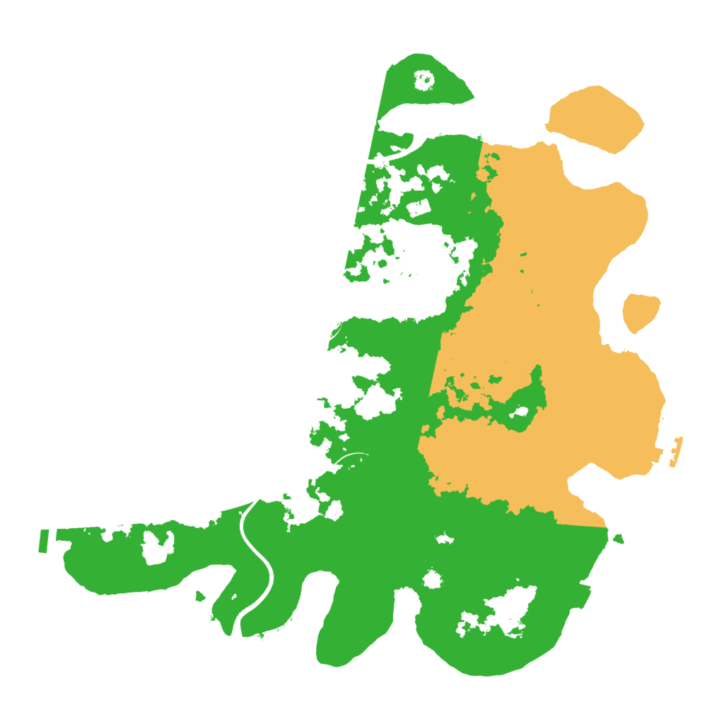 Biome Rust Map: Procedural Map, Size: 3500, Seed: 234211