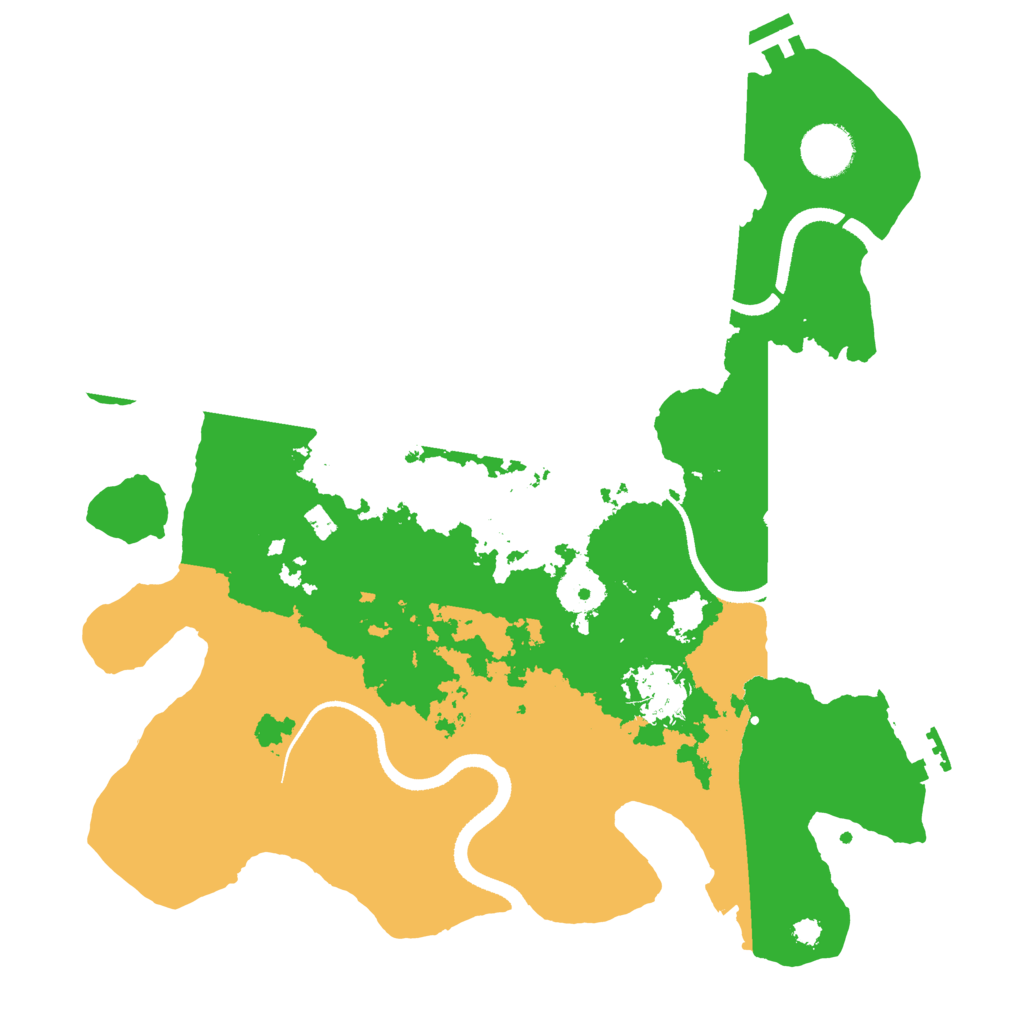 Biome Rust Map: Procedural Map, Size: 3400, Seed: 41