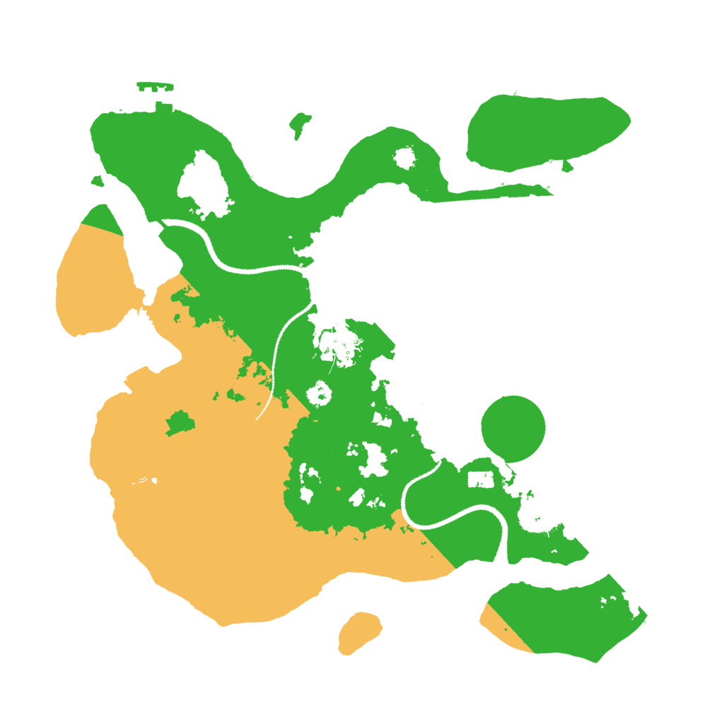 Biome Rust Map: Procedural Map, Size: 3000, Seed: 1150396119