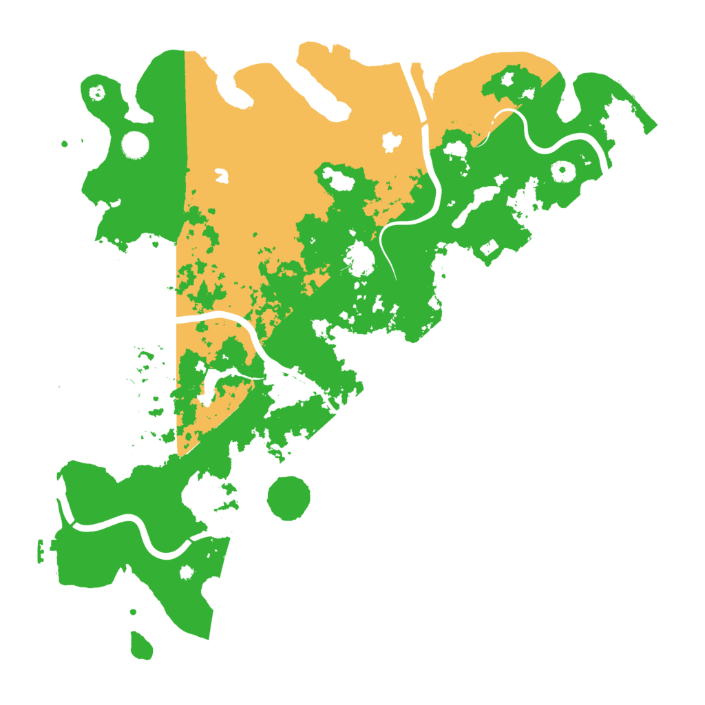 Biome Rust Map: Procedural Map, Size: 4500, Seed: 81112