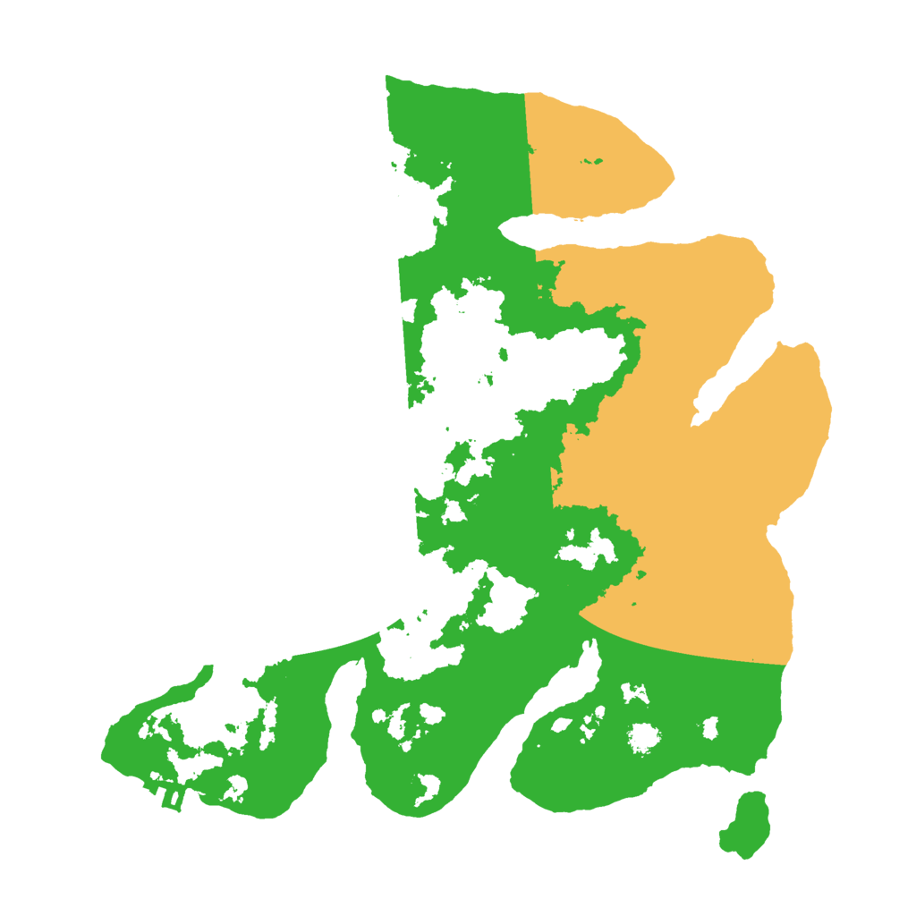 Biome Rust Map: Procedural Map, Size: 2800, Seed: 3200