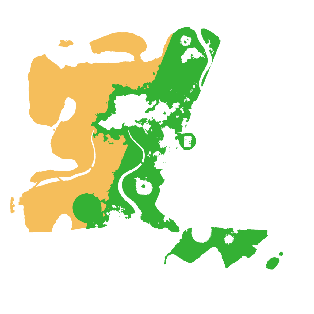 Biome Rust Map: Procedural Map, Size: 3000, Seed: 1002