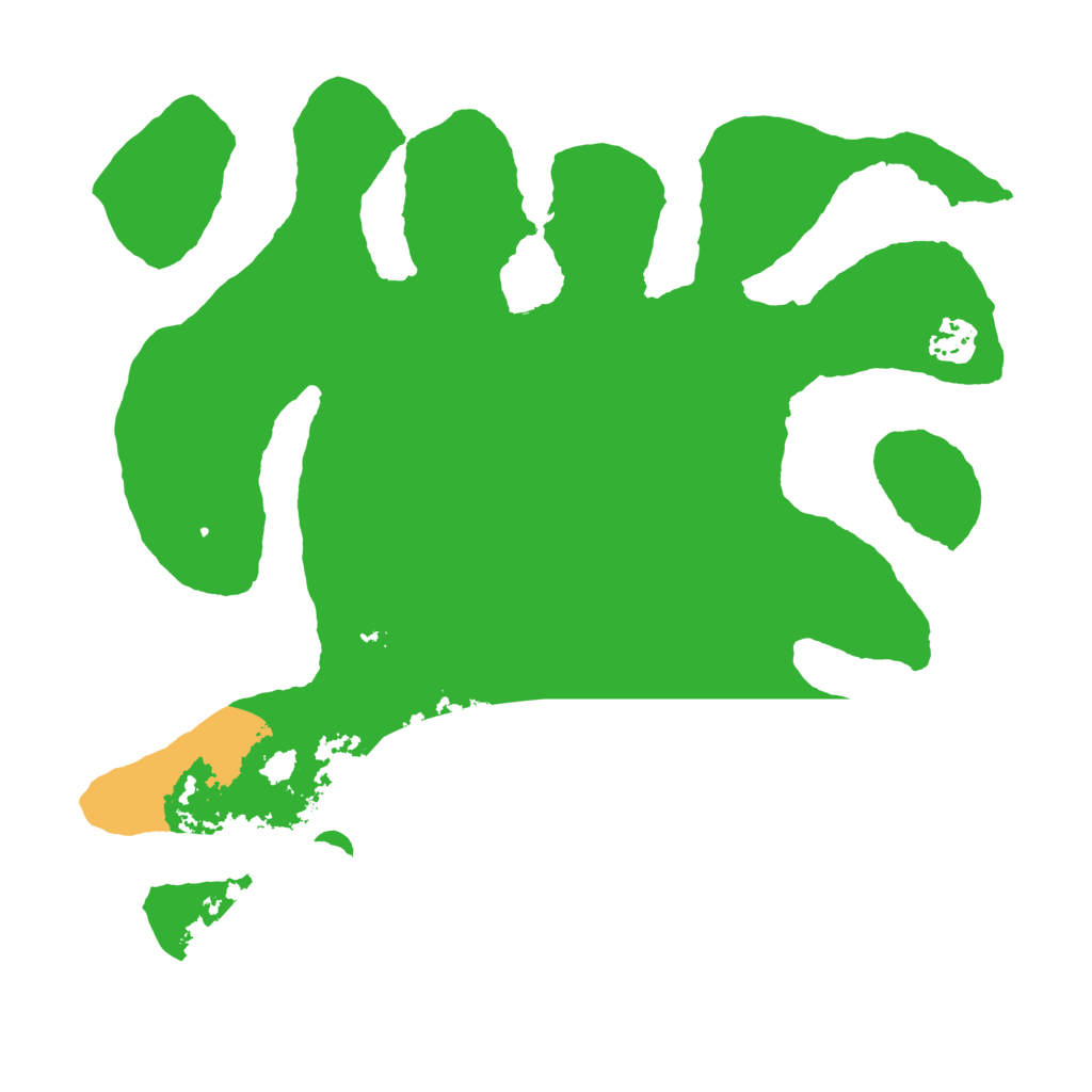 Biome Rust Map: Barren, Size: 3500, Seed: 454