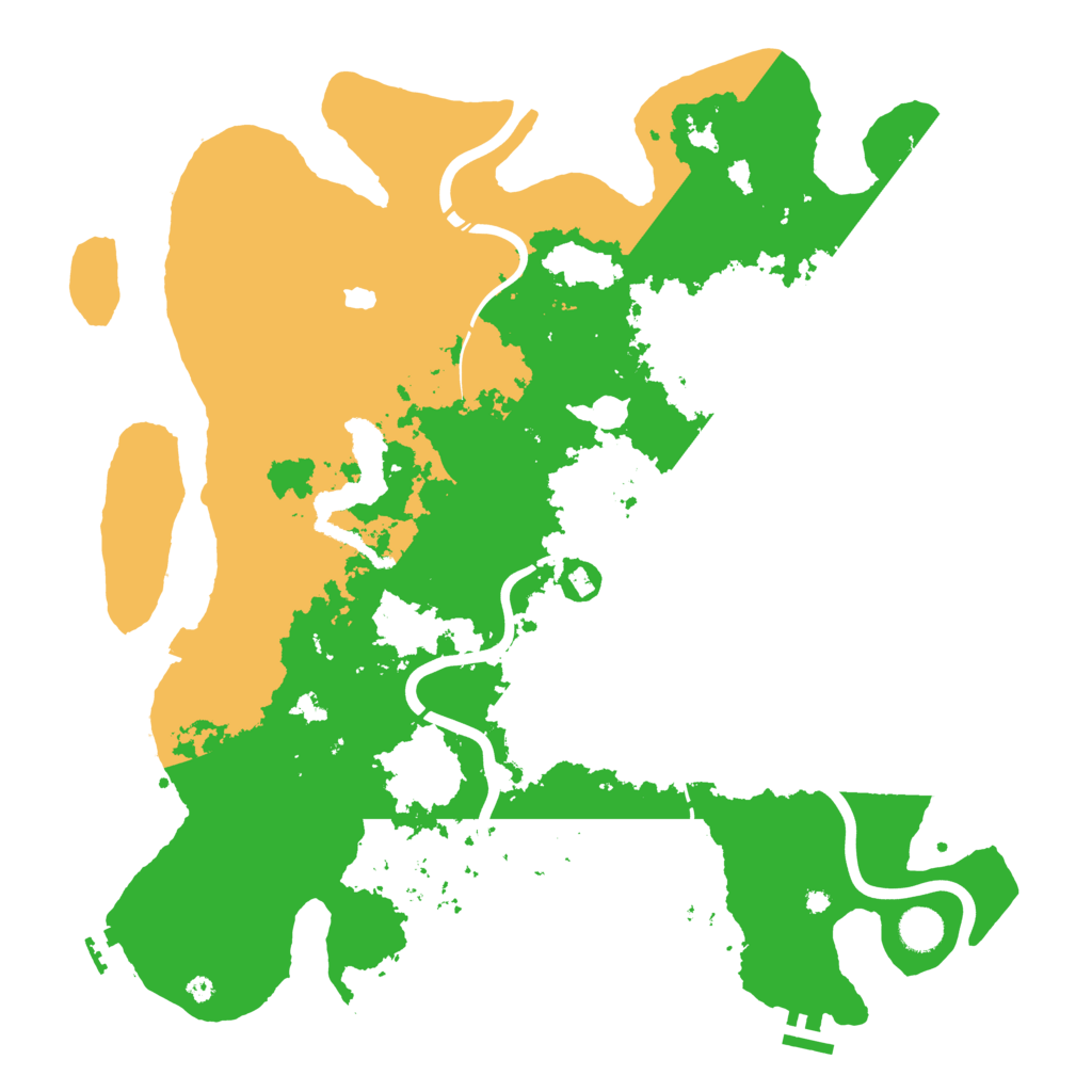 Biome Rust Map: Procedural Map, Size: 4300, Seed: 5422