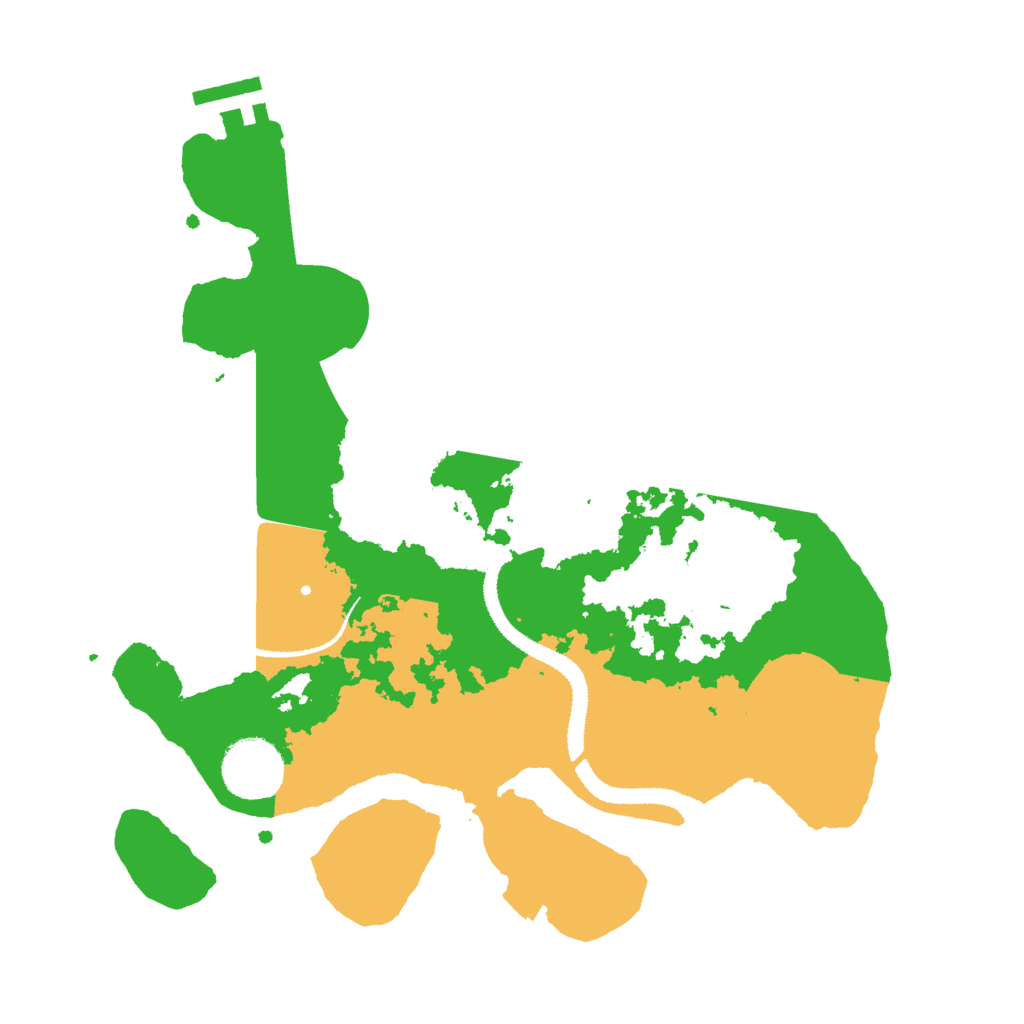 Biome Rust Map: Procedural Map, Size: 3000, Seed: 712716