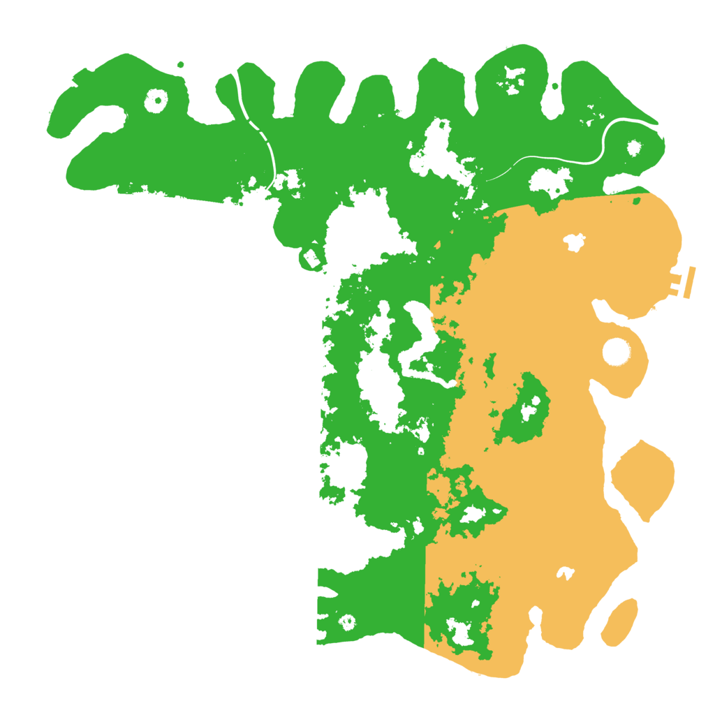 Biome Rust Map: Procedural Map, Size: 4500, Seed: 5156