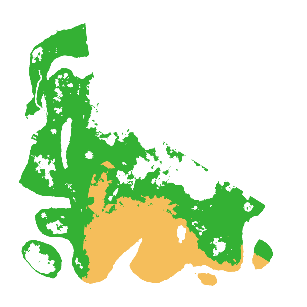 Biome Rust Map: Procedural Map, Size: 3500, Seed: 1949551982