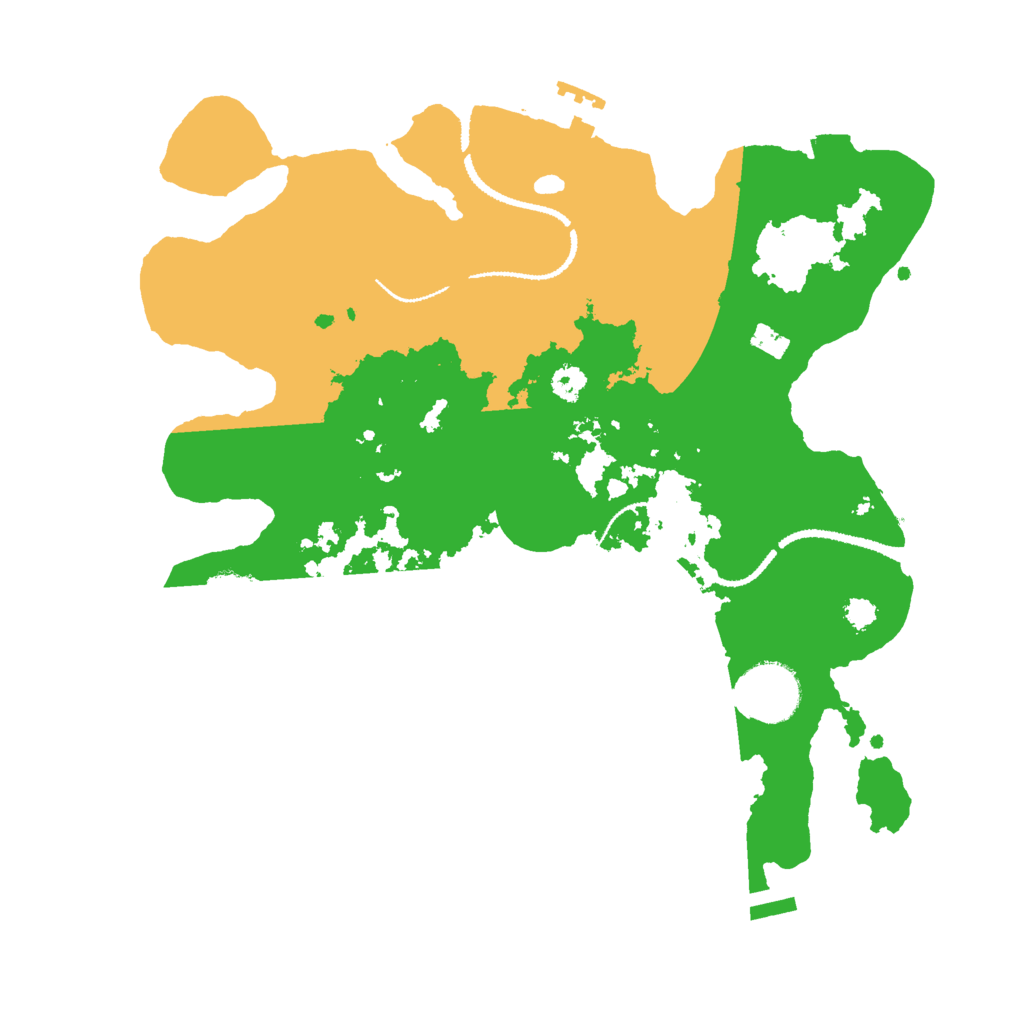 Biome Rust Map: Procedural Map, Size: 3000, Seed: 121774611